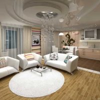 the idea of ​​a beautiful studio apartment design picture