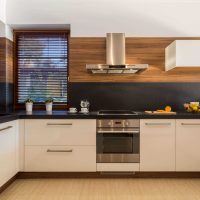 An example of using an unusual kitchen design photo