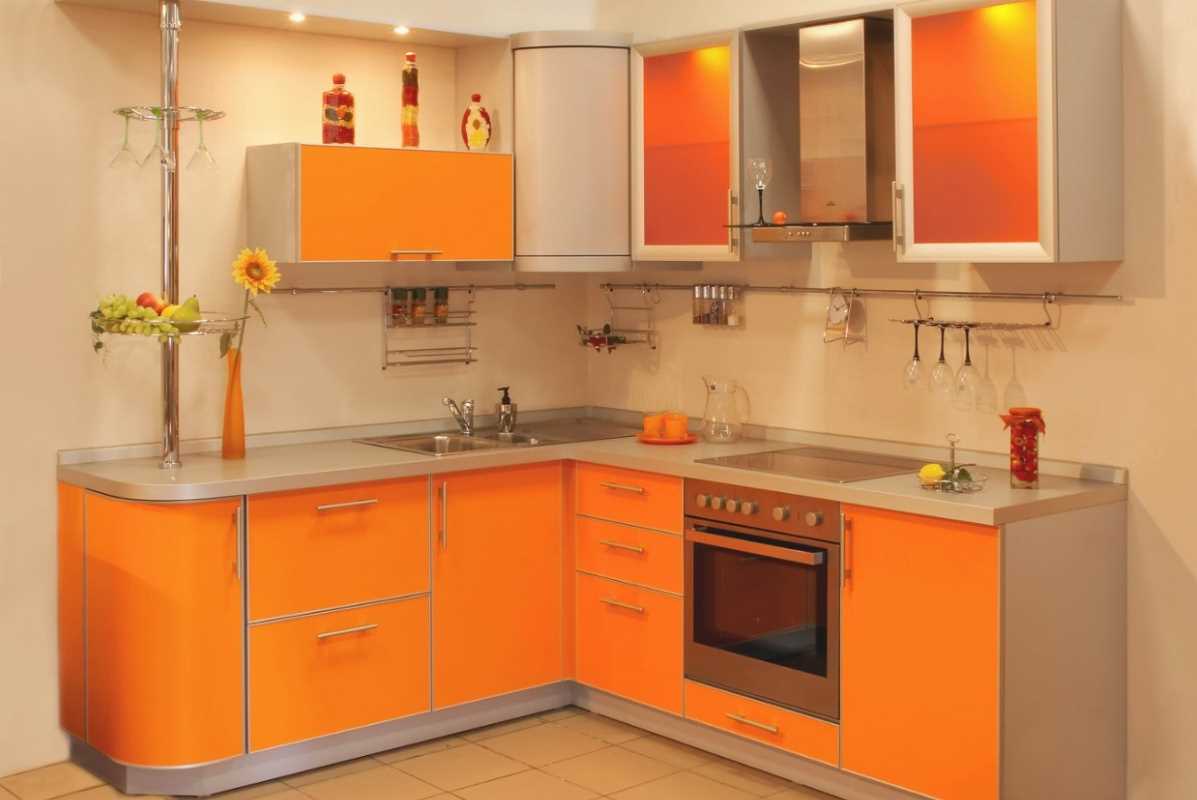 varian reka bentuk yang indah dapur 8 sq.m