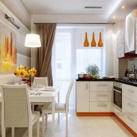 bright kitchen design option 8 sq.m picture