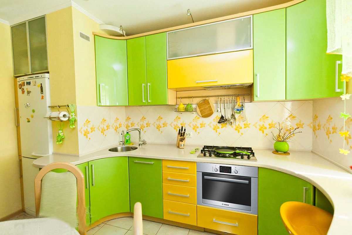 ideja primjene zelene boje u prekrasnom dizajnu stana