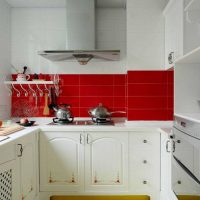 Contoh menggunakan foto hiasan dapur yang indah