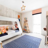 example of a bright modern style of a child’s room photo