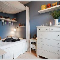 idée d'une belle photo de décor de chambre de style scandinave