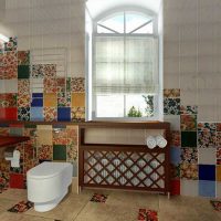 ötlet egy könnyű konyha kialakítása patchwork stílusú fotó