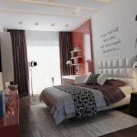 ideja o prekrasnom dekoru spavaće sobe za fotografiju mladića