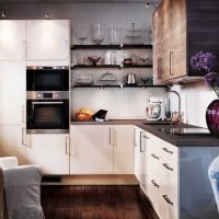 l'idea di un bellissimo interno cucina di 8 mq