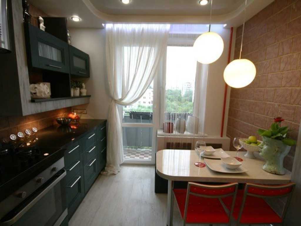 contoh hiasan dapur yang indah 9 sq.m