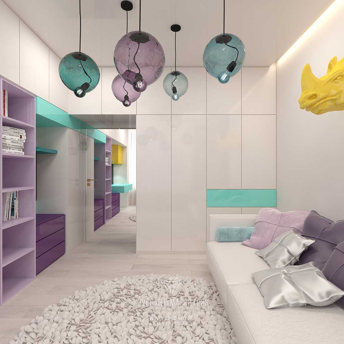 version d'un beau design moderne d'une chambre d'enfants