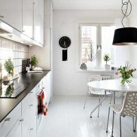 l'idée d'un style inhabituel de l'appartement dans le style scandinave