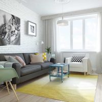 idea of ​​unusual scandinavian style room decor picture