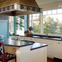 kitchen interior in the country