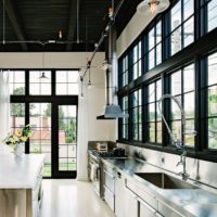 loft style kitchen design