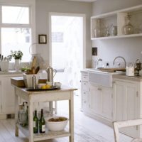 kitchen interior in the country