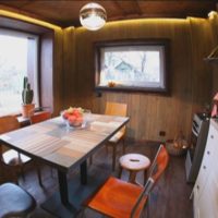 kitchen interior in the country