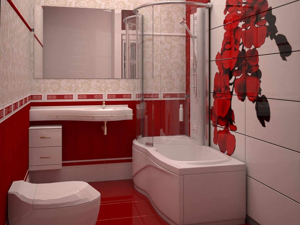 crvena kupaonica