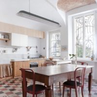 idee per la progettazione foto sala da pranzo cucina