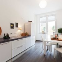 spacious dining room kitchen