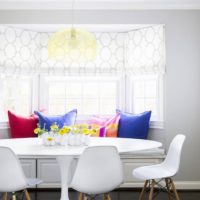 kitchen with bay window design photo