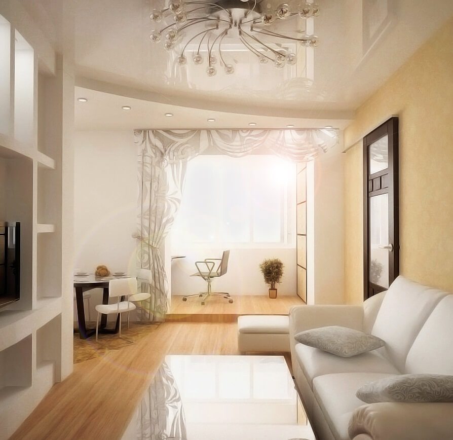 interior of a studio apartment