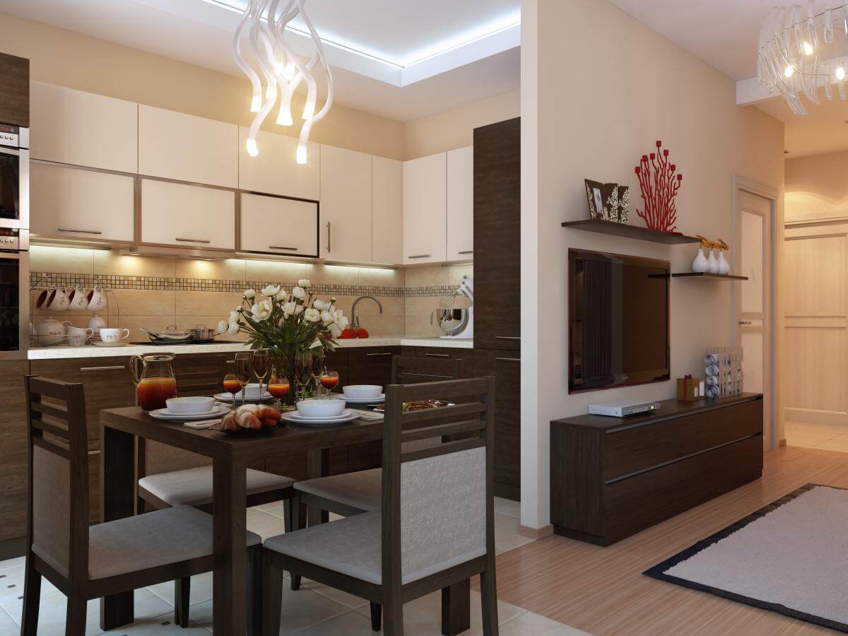 dapur di apartmen