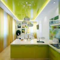 soffitto teso verde