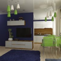 zoning of a studio apartment