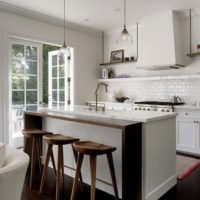 kitchen with breakfast bar