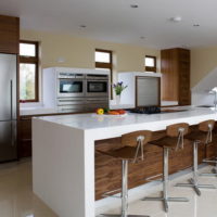 bar and chairs for the kitchen