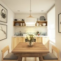 dapur moden 6 m persegi