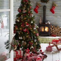 Decorazioni per alberi di Natale nel 2018 foto