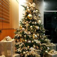 Christmas tree decor in 2018 photo design