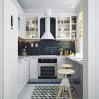 kitchen design 6 sq. meters