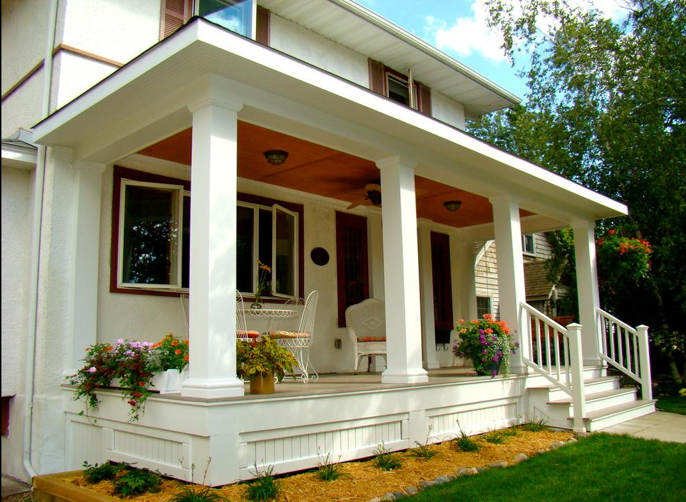 portico design con veranda