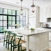 studio kitchen design with breakfast bar