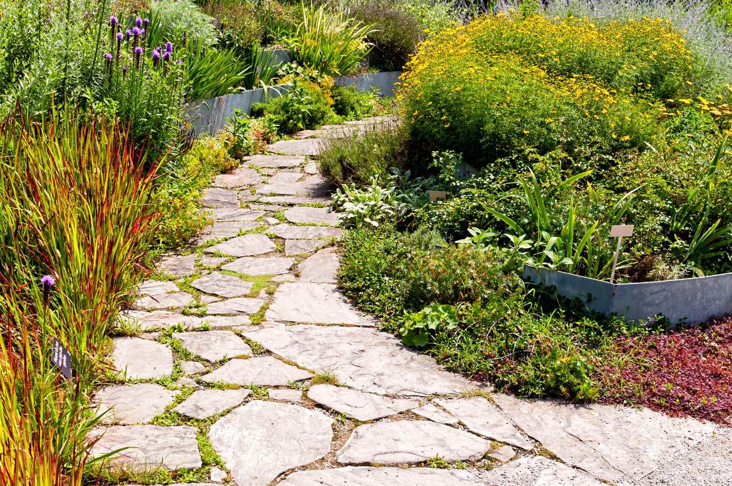 l'idea di utilizzare insoliti percorsi da giardino