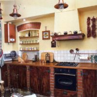 versione di una foto di design cucina leggera rustica