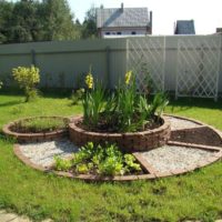 opcija laganog ukrasa vrta na slici privatnog dvorišta