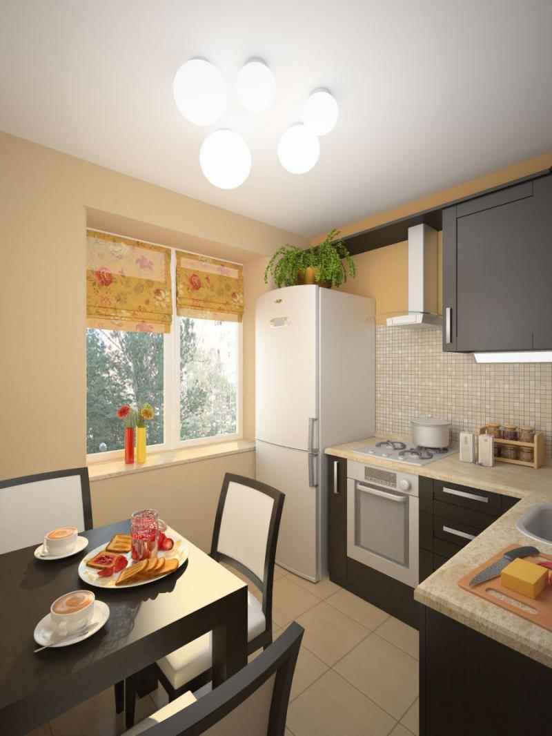 l'idée d'une belle cuisine de style 7 m²