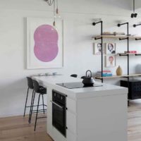 variante di un bellissimo arredamento della cucina 10 mq n serie 44 foto