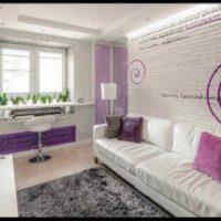 the idea of ​​a beautiful studio style 20 sq.m photo