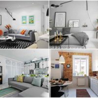 versi dalaman indah apartmen dalam gambar gaya Scandinavian