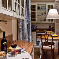 kitchen interior at the cottage design