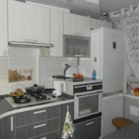 kitchen interior in bright colors