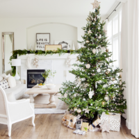 kako ukrasiti božićno drvce u 2018. godini fotografija interijera