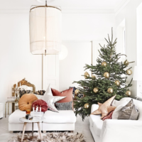 come decorare un albero di Natale nelle idee di design 2018