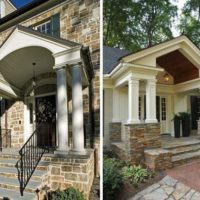 stone porch