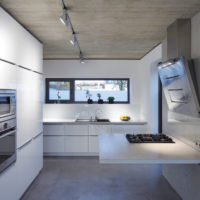 design confortevole cucina hi-tech