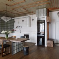 cucina in stile loft