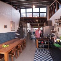 foto della cucina in stile loft